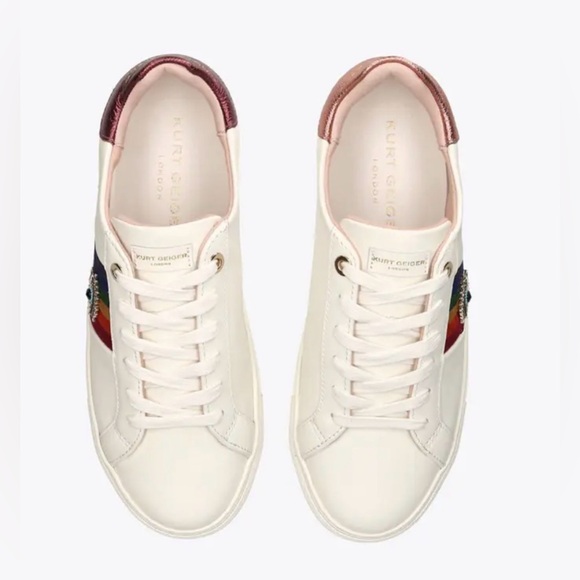 Kurt Geiger London LANE EYE  White SNEAKER NWT Size 40.5W - Picture 3 of 15